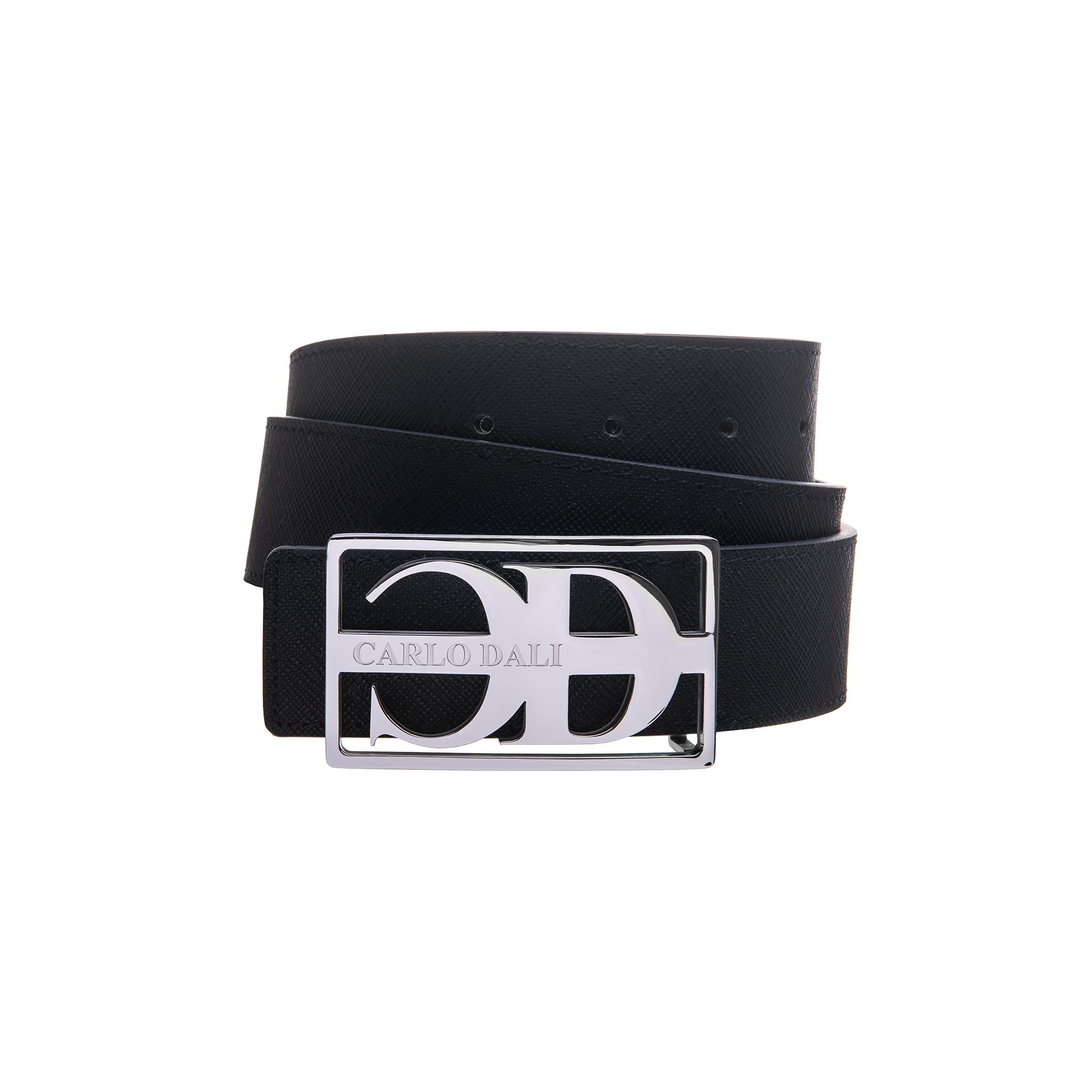 "SAFFIANO" LEATHER BELT