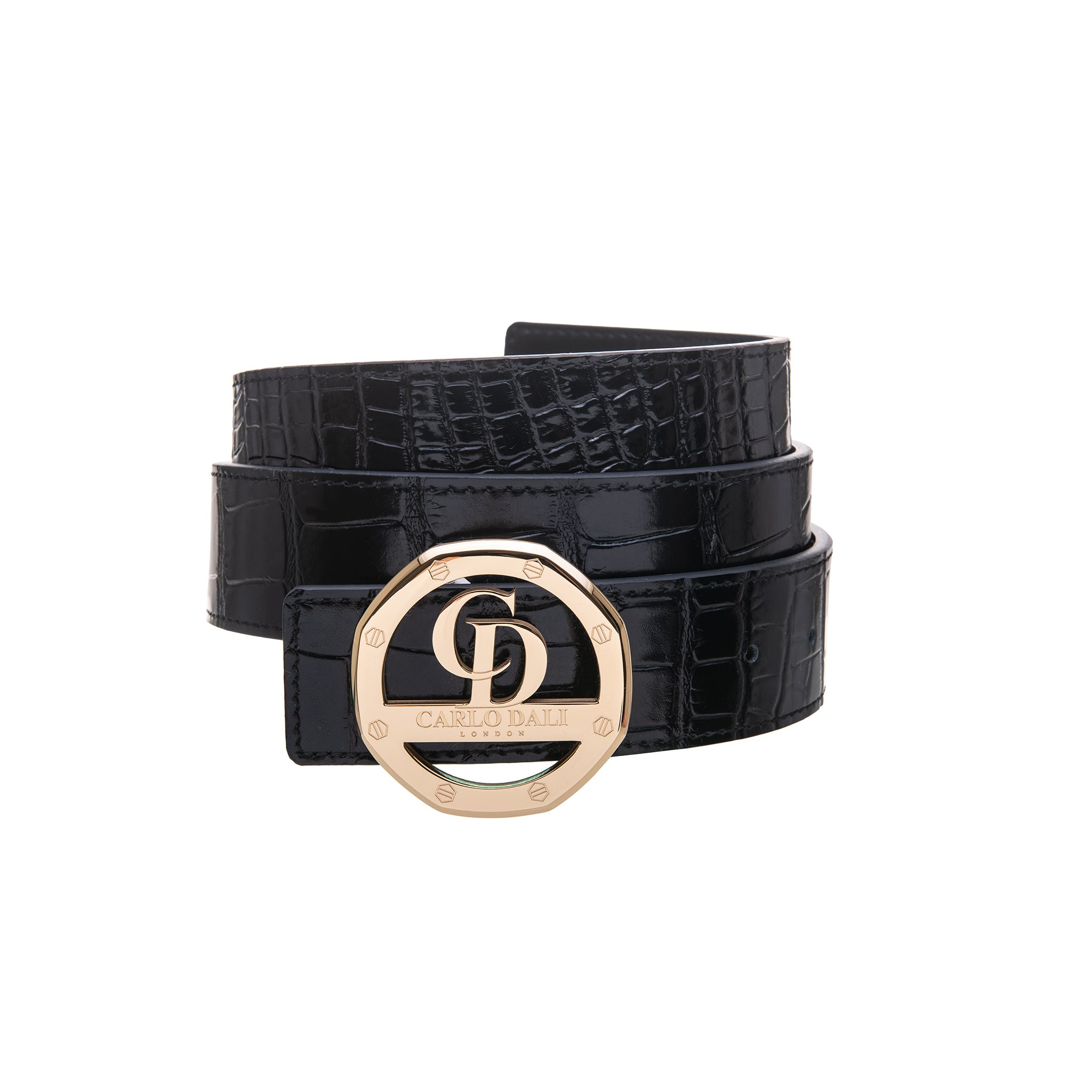 CARLO DALI "SPOTLIGHT" LEATHER BELT