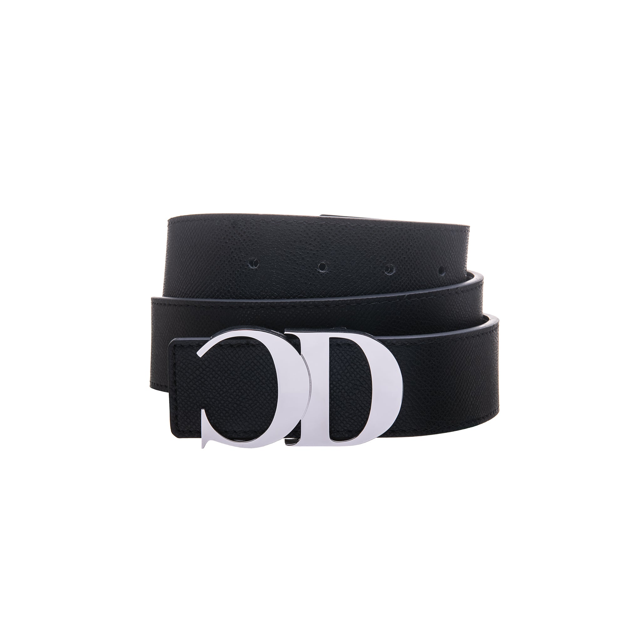 CARLO DALI "MONOGRAM" MEDIUM LEATHER BELT