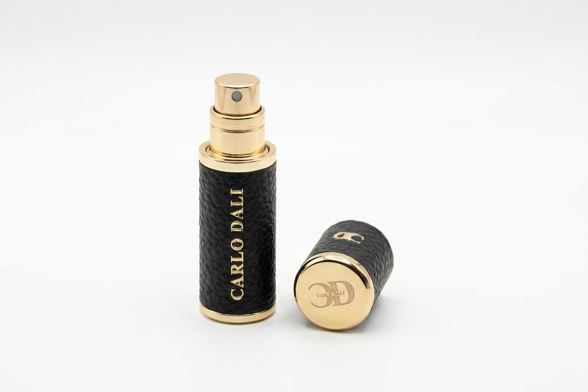 CARLO DALI "QUINTESSENCE" | Luxury Leather Travel Perfume Dispenser (5ml)