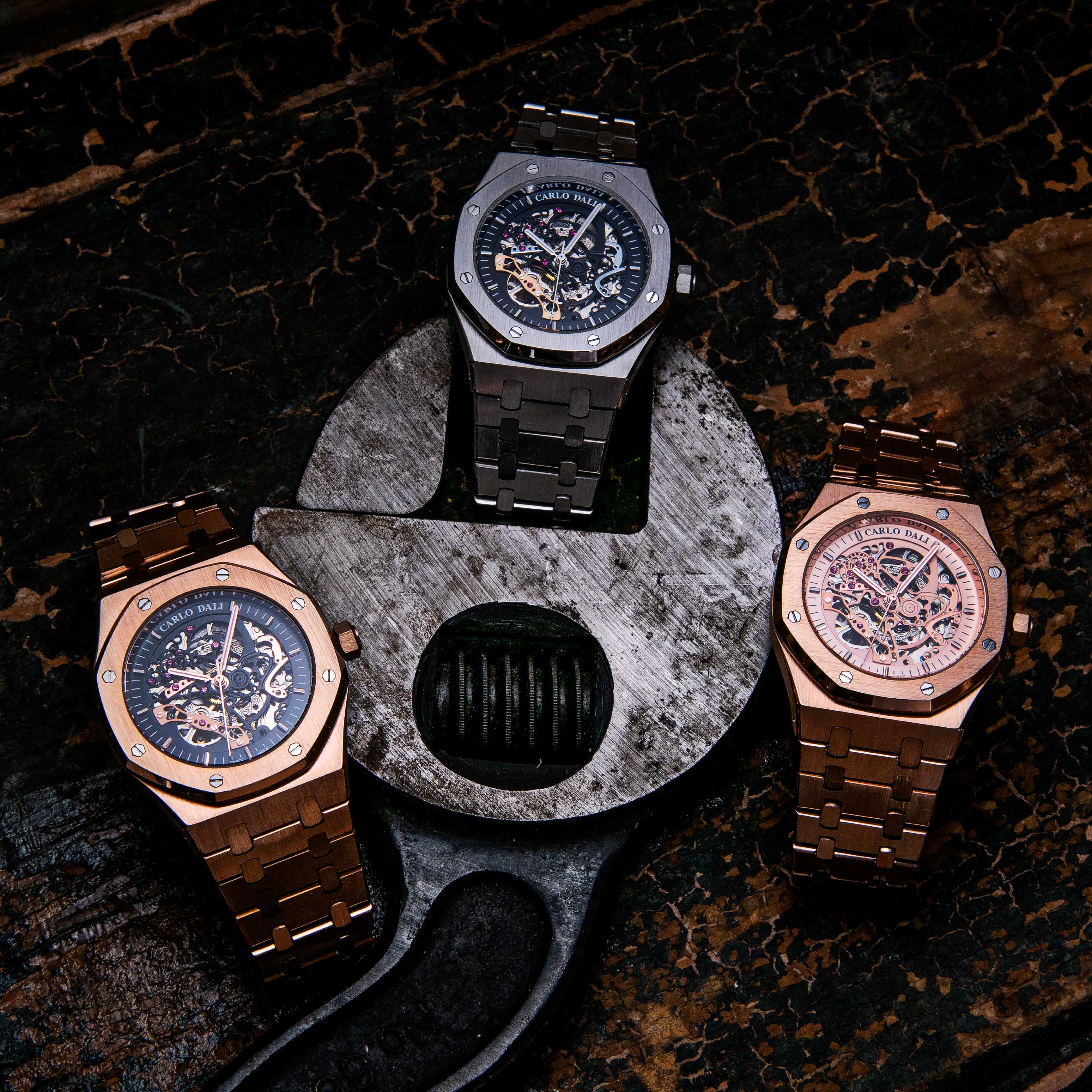 Tourbillon Skeleton Rose Gold World watch