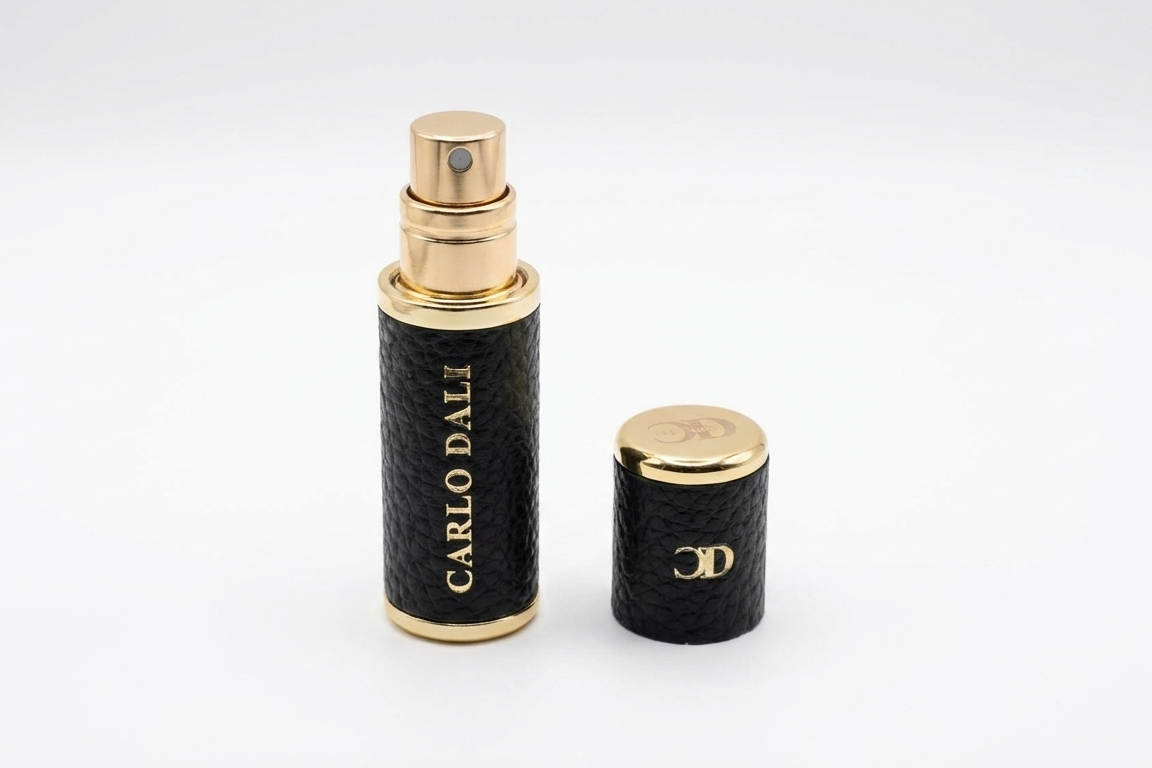 CARLO DALI "QUINTESSENCE" | Luxury Leather Travel Perfume Dispenser (5ml)