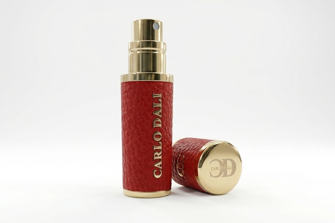CARLO DALI "QUINTESSENCE" | Luxury Leather Travel Perfume Dispenser (5ml)