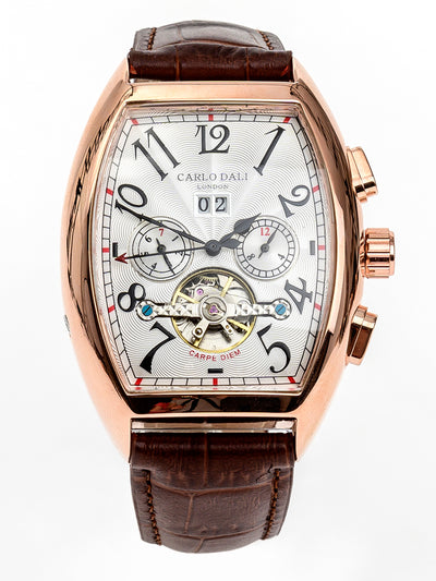CARLO DALI Casablanca Tourbillon Brown Moonphase