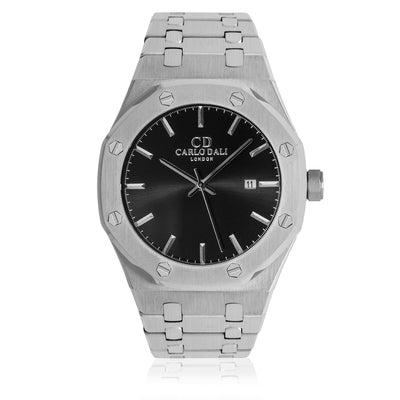 CARLO DALI Aristotelis Precious Silver steel watch