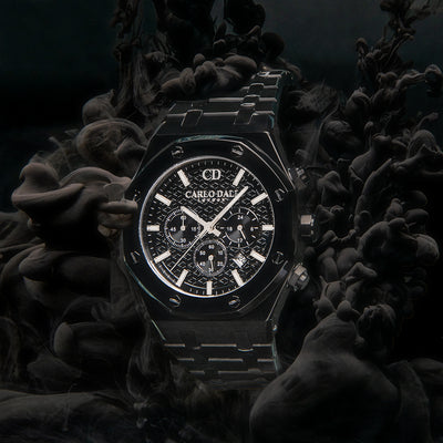 CARLO DALI Chronograph Total black watch