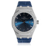 CARLO DALI Classic Fusion Blue Sea Leather Strap watch