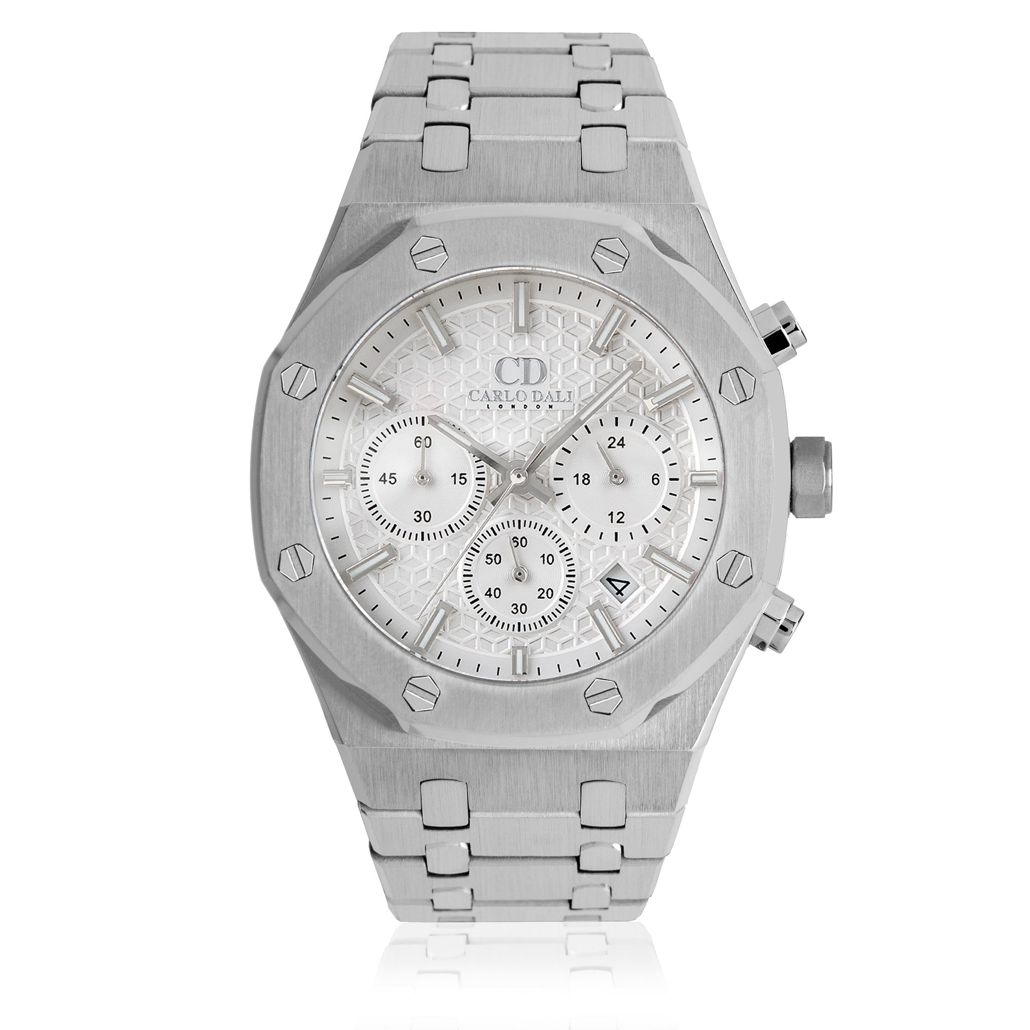 Royal Chronograph  Silver White watch