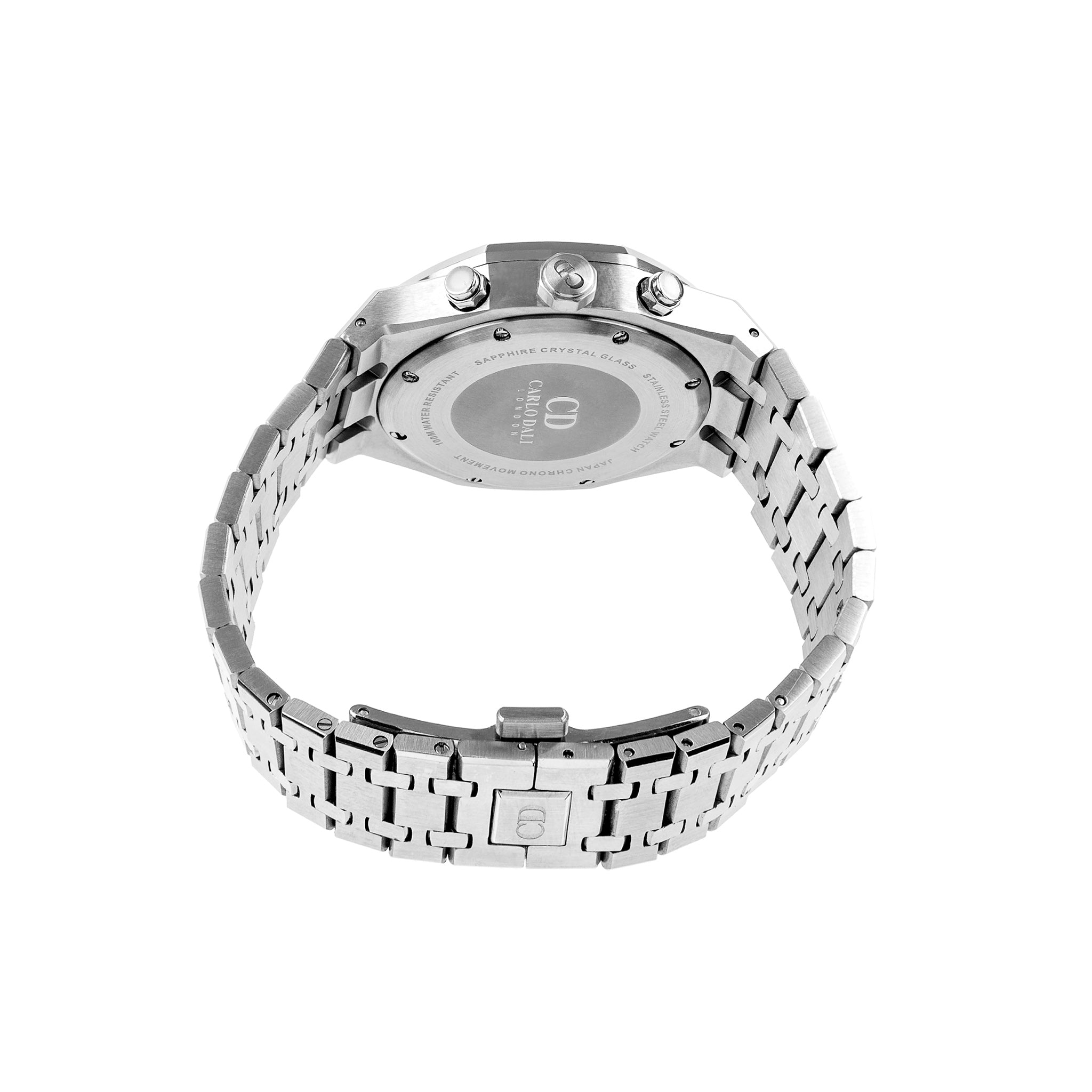 Chronograph Silver, white watch