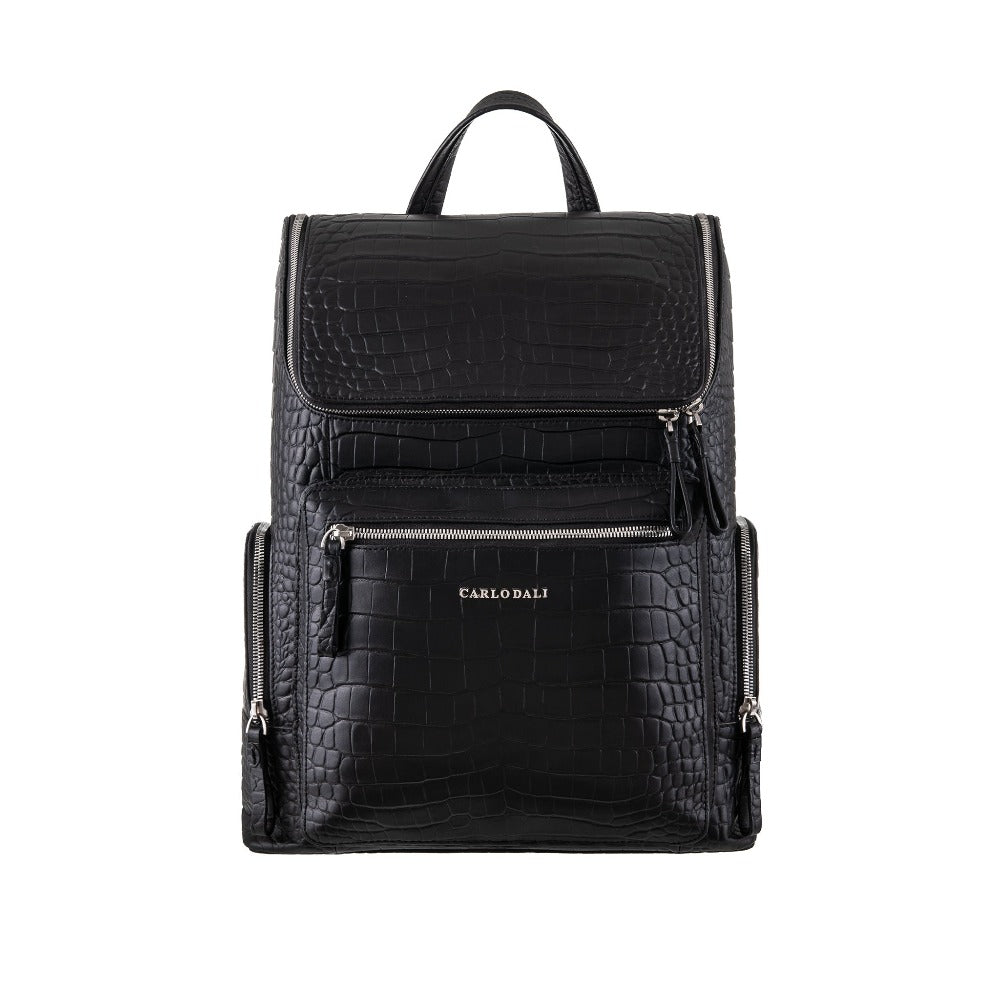 calvin klein dali pebble leather backpack 
