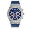 CARLO DALI Chronograph Leather Blue watch
