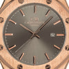 CARLO DALI Classic Fusion Grey Rubber Strap watch